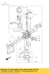 yamaha 1PHE4D362500 needle - Bottom side