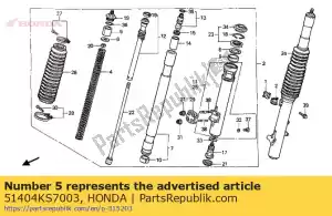 Honda 51404KS7003 espaciador, primavera (sh - Lado inferior