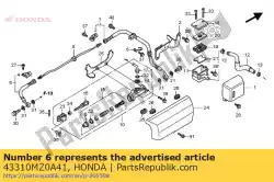 Here you can order the hose a, rr. Brake from Honda, with part number 43310MZ0A41: