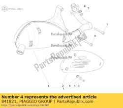 Aprilia 841821, Machine à laver, OEM: Aprilia 841821