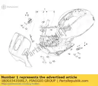 1B003343500L7, Piaggio Group, karosserie vespa vespa gts zapm4520, rp8m45710,  zapm459l, zapma39l zapma3100, zapma3200 zapma3300 zapma3301, rp8m4581, rp8m45711, rp8m45715, rp8m45712, rp8m45717, rp8m45716, rpbm45842, rp8m45713, rp8m45721, rp8m45720, rp8m45719, rp8m4585, rp8m45717 0 125 300 2016 2, Nieuw