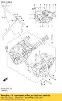 0915910122, Suzuki, écrou suzuki  rm z 250 450 2011 2012 2014 2015 2016 2017 2018 2019, Nouveau