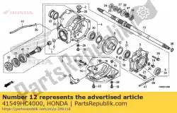 Here you can order the spacer j, ring gear(1. 80) from Honda, with part number 41549HC4000: