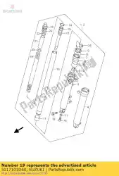 Here you can order the spring,main from Suzuki, with part number 5117101D60: