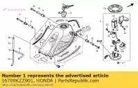 16700KZZ901, Honda, unit assy,fuel pu honda crf crfl crfm 250, New