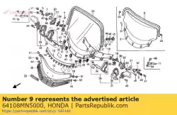 Ici, vous pouvez commander le aucune description disponible pour le moment auprès de Honda , avec le numéro de pièce 64108MN5000:
