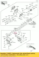 110570188, Kawasaki, 01 wspornik, prawa strona kawasaki  650 2017 2018 2019 2020 2021, Nowy