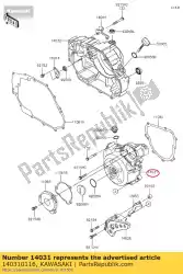 01 dekking-generator van Kawasaki, met onderdeel nummer 140310116, bestel je hier online: