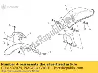 GU31437074, Piaggio Group, rear mudguard blank moto-guzzi nevada base club nevada club 750 1998 2002, New