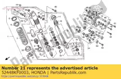 Aqui você pode pedir o parafuso em Honda , com o número da peça 52448KF0003: