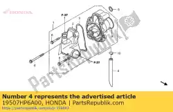 Here you can order the no description available at the moment from Honda, with part number 19507HP6A00: