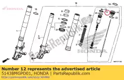 Here you can order the ring b, piston from Honda, with part number 51438MGPD01: