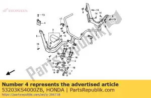 Honda 53203KS4000ZB tapa, cilindro maestro * n - Lado inferior