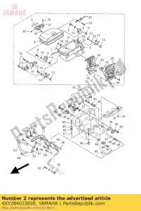 Yamaha 4XY2840J3000 set grafico borse laterali 2 - Il fondo