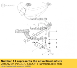 Aprilia 2B000219, Gewricht, OEM: Aprilia 2B000219