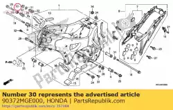 moer, flens, 12mm van Honda, met onderdeel nummer 90372MGE000, bestel je hier online: