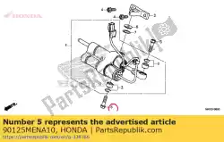 Here you can order the bolt, 7x25 from Honda, with part number 90125MENA10: