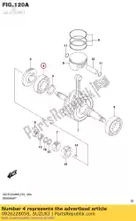 Ici, vous pouvez commander le roulement, vilebrequin, r auprès de Suzuki , avec le numéro de pièce 0926228058: