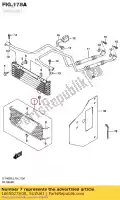 1665027H00, Suzuki, guarda, refrigerador de óleo suzuki lt a400 kingquad 4x2 a400f 4x4 asi a400fz a400z f400fz fsi f400f lta400f ltf400f 400 , Novo