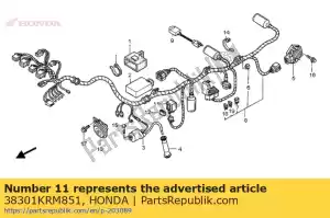 Honda 38301KRM851 relais, winker - Onderkant