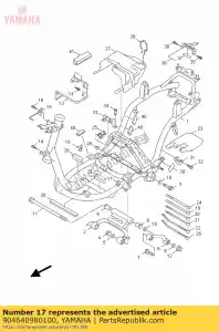 yamaha 904640980100 zacisk - Dół