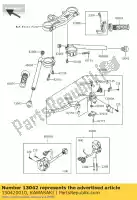 130420010, Kawasaki, poids, poignée zx1000-c1h kawasaki zx 1000 2004 2005, Nouveau