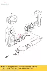 connector, klg d van Suzuki, met onderdeel nummer 1138531G00, bestel je hier online: