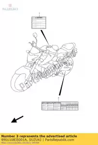 Suzuki 9901108J5001A manuale, proprietario s - Il fondo