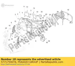 Aquí puede pedir gep? Ckfachklappe de Piaggio Group , con el número de pieza 57717500T8: