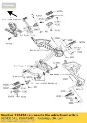 Qui puoi ordinare perno, 12x37 zr1200-a1 da Kawasaki , con numero parte 920431641: