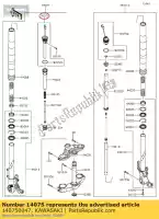 140750047, Kawasaki, 01 conjunto de tapa, horquilla, izda kawasaki  1000 2019 2020, Nuevo