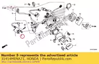 31414MENA71, Honda, holder, earth honda  crf 250 450 2013 2014 2015 2017, New