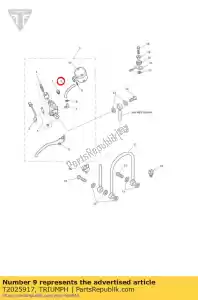 triumph T2025917 reservoir hose m/cy - Bottom side