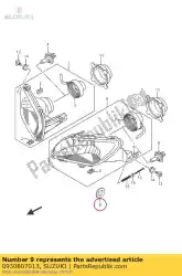 Here you can order the grommet from Suzuki, with part number 0930807013: