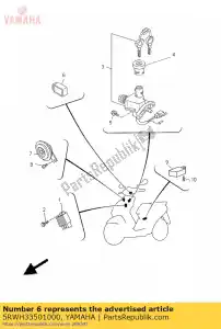 yamaha 5RWH33501000 knipperlicht relais - Onderkant
