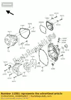 110610294, Kawasaki, guarnizione, coperchio generatore zr1000b kawasaki z  m r c zx10r ninja d e b l zr750 z1000 abs z750 z750r 750 1000 , Nuovo