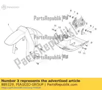 886329, Piaggio Group, pilastro. nero moto-guzzi stelvio zgulze00, zgulzg00, zgulzu01 1200 2008 2009 2011 2016 2017, Nuovo