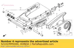 Aquí puede pedir perno rr tenedor pivo de Honda , con el número de pieza 52101MM5000: