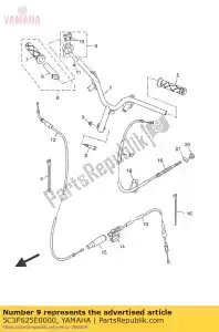 yamaha 5C3F625E0000 corps, accélérateur - La partie au fond