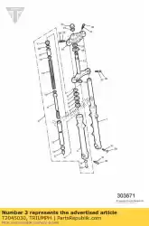 buitenbuis van Triumph, met onderdeel nummer T2045030, bestel je hier online: