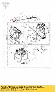 triumph T2353155 adapter moulding - Bottom side