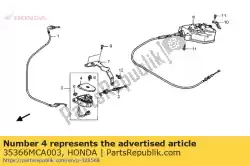 Here you can order the no description available at the moment from Honda, with part number 35366MCA003: