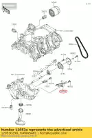 120530296, Kawasaki, 01 guide-chaîne,lwr kawasaki krf1000 teryx krx 1000 , Nouveau