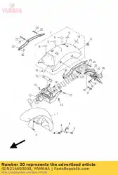 Here you can order the seal from Yamaha, with part number 4DN216690000: