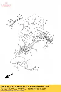 yamaha 4DN216690000 seal - Bottom side