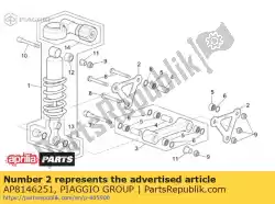Aquí puede pedir doble biela de Piaggio Group , con el número de pieza AP8146251: