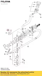 suzuki 021420510B screw - Bottom side