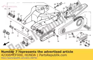 honda 42306MCF000 colletto, rr. perno ruota r. - Il fondo