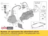 AP8124974, Piaggio Group, Czujnik poziomu paliwa aprilia  scarabeo 500 2003 2004 2005 2006, Nowy