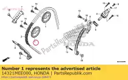 Aqui você pode pedir o roda dentada, came (34t) em Honda , com o número da peça 14321MEE000: